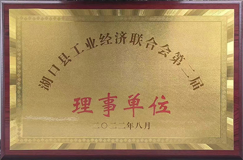 湖口縣工業(yè)經(jīng)濟(jì)聯(lián)合會第二屆理事單位